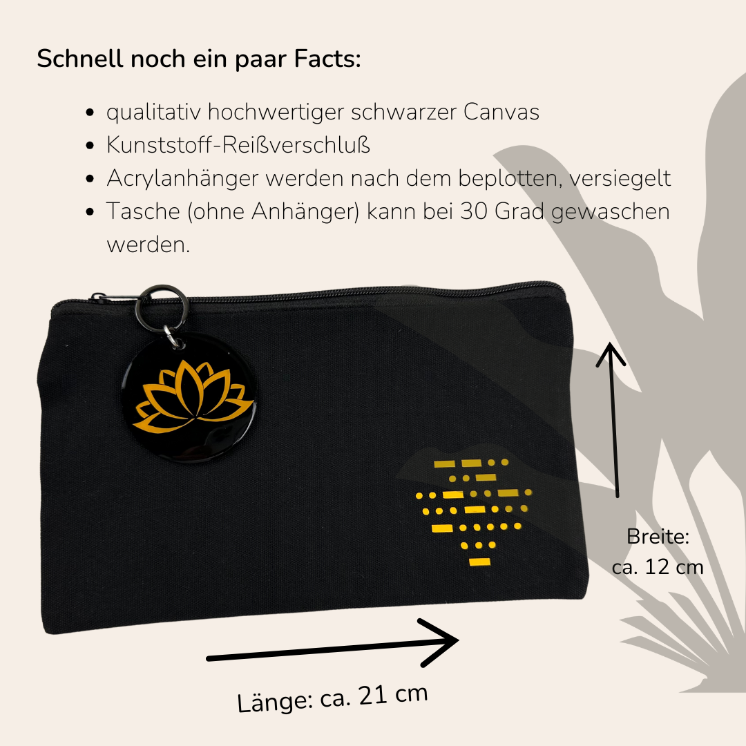 Täschchen mit Morse-Code