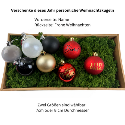 Christbaumkugel personalisiert