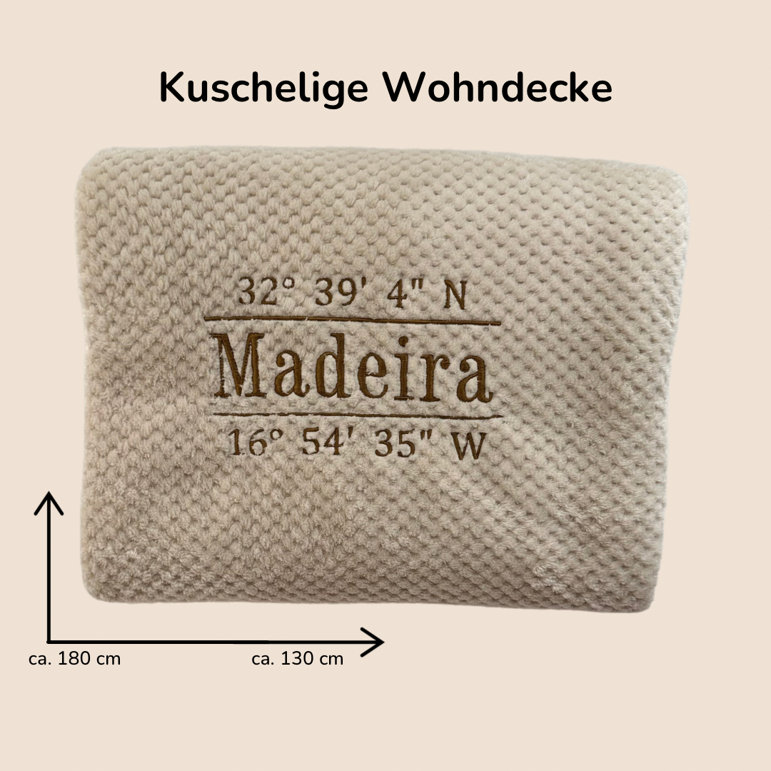 Kuschelige Lieblingsdecke „Madeira“